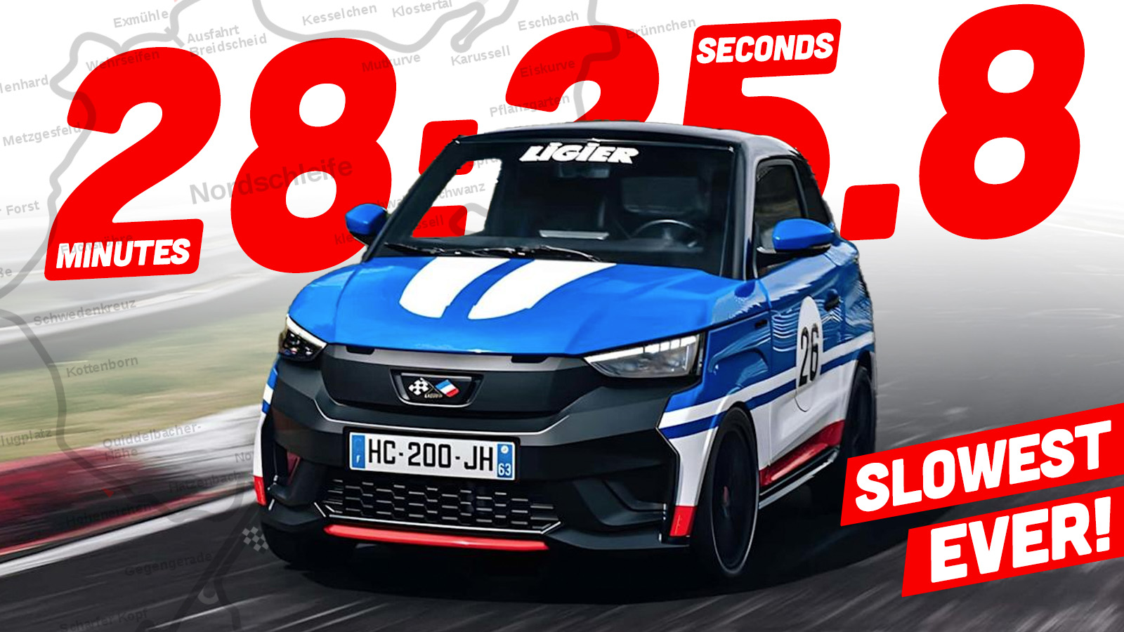 New Nürburgring Lap Record Set with Just 8 Horsepower