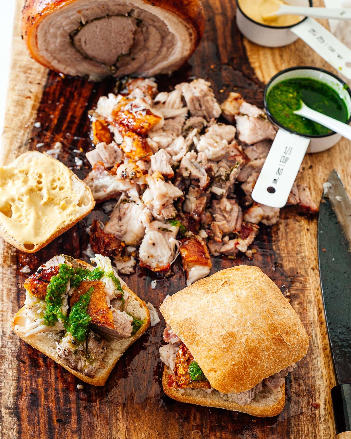 porchetta sandwiches | www.iamafoodblog.com