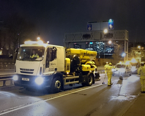 Truck Able to Fill Potholes in Only Two Minutes