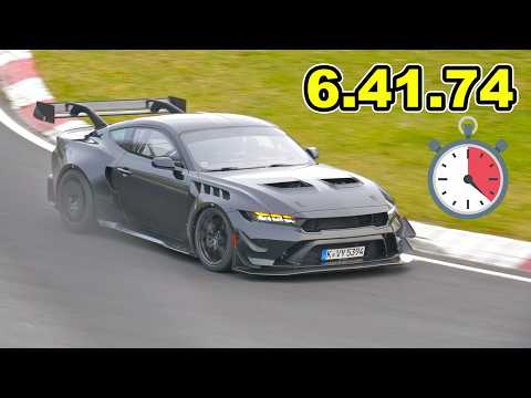 Ford Mustang GTD May Possibly Shatter Nurburgring Lap Record Currently Held by Chevy Corvette ZR1X