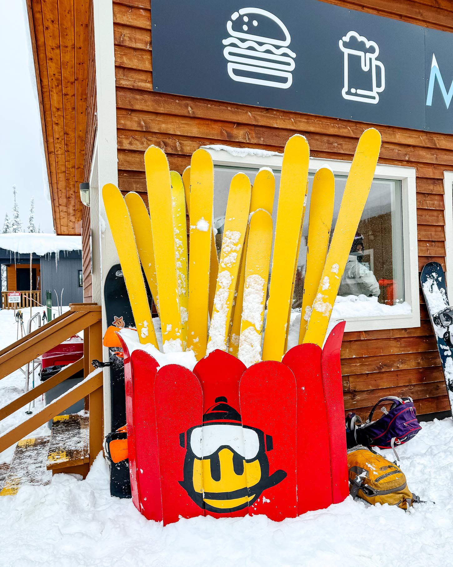 Fry sculpture at Revelstoke | www.iamafoodblog.com