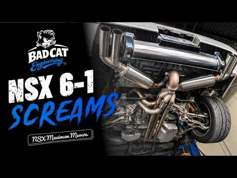 Acura NSX Incorporates Tailored 6-to-1 Header for Improved Engine Sound