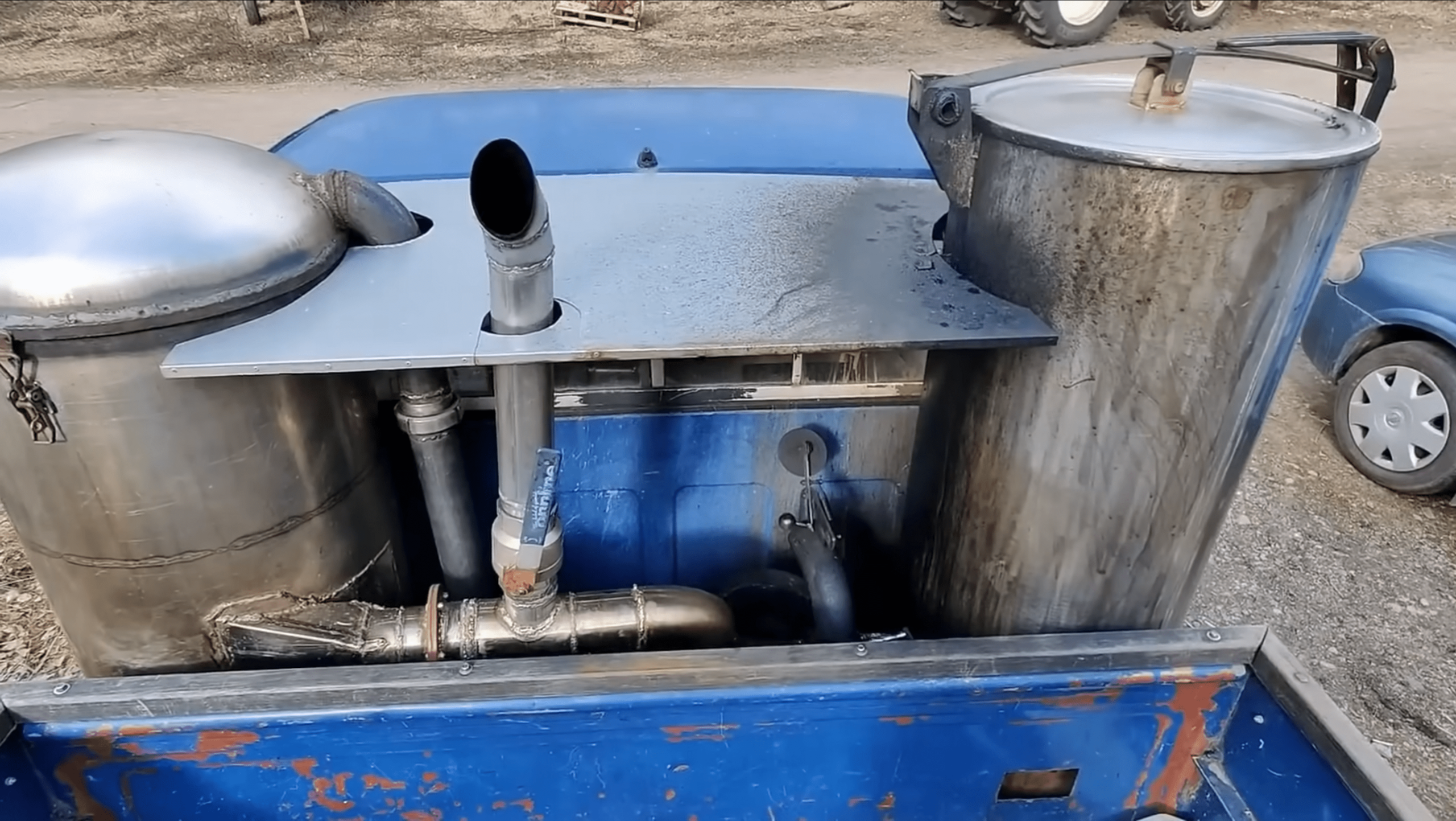 Alternative Fuel Solution: Utilizing an Older Chevy Truck Fueled by Wood for Economical Driving