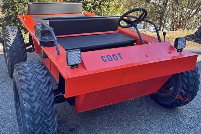For Sale: 1970s Amphibious All-Terrain Vehicle with Four-Wheel Steering