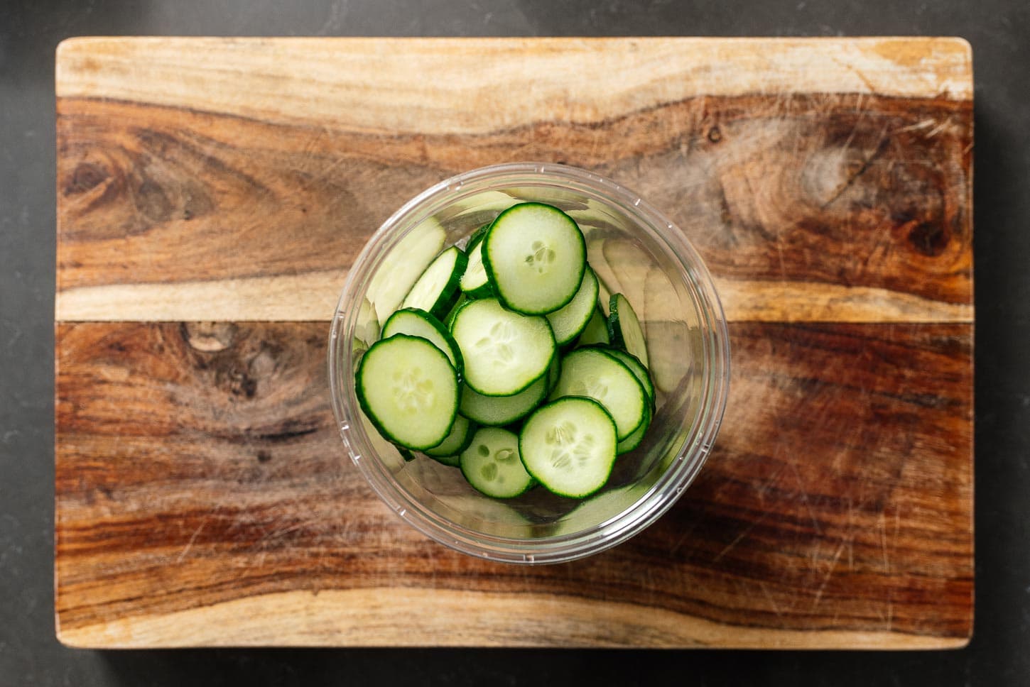 sliced cucumbers | www.iamafoodblog.com