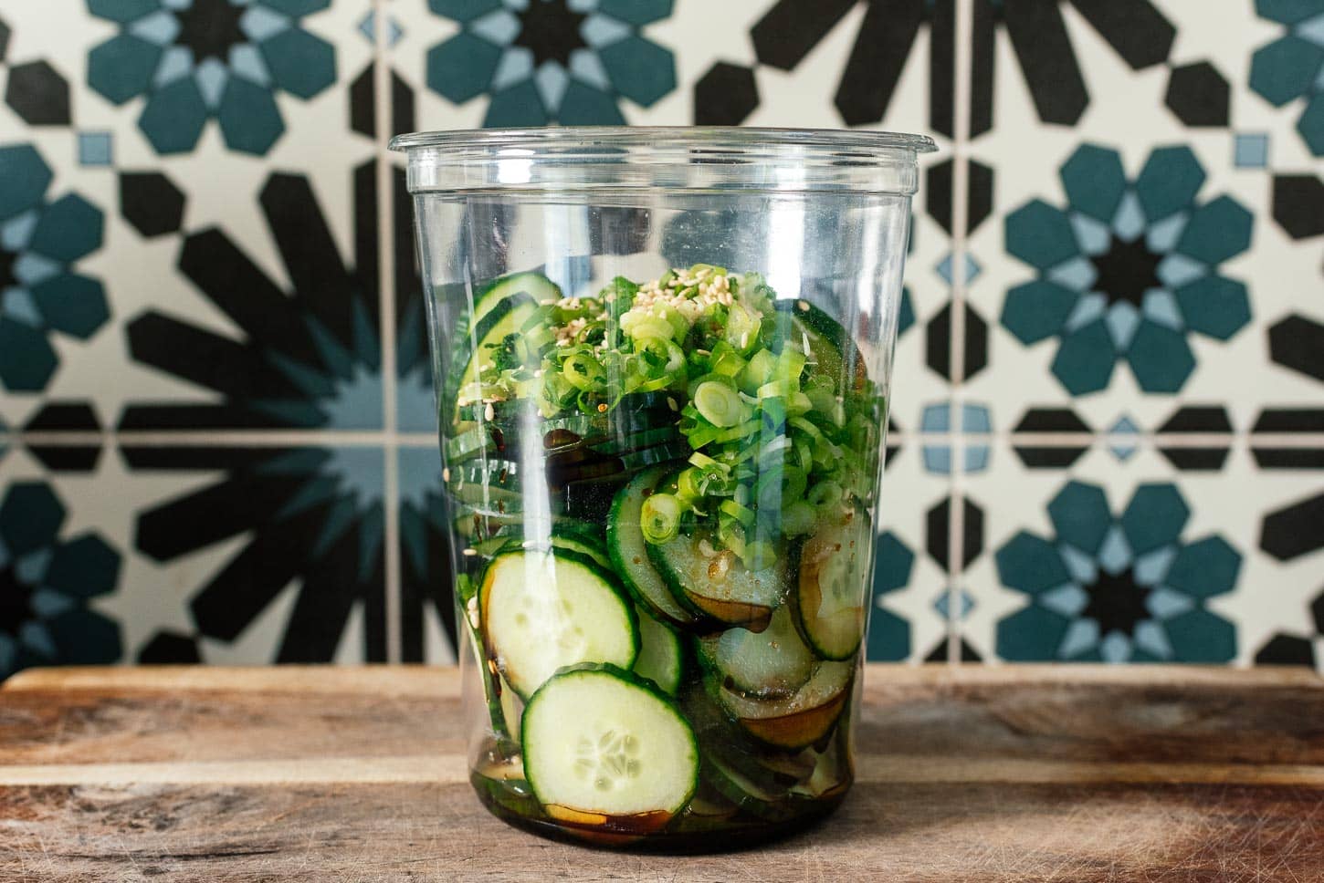 undressed cucumber salad | www.iamafoodblog.com