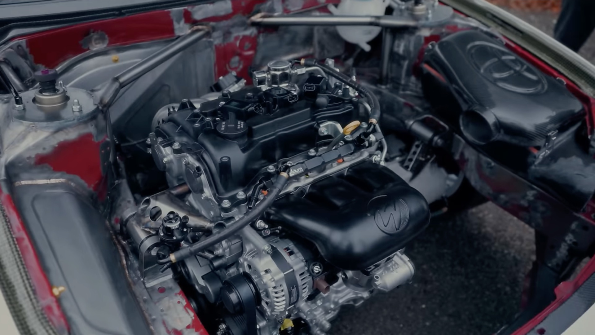 Ryan Tuerck Fits 600-HP GR Corolla Engine in AWD Celica Rally Vehicle