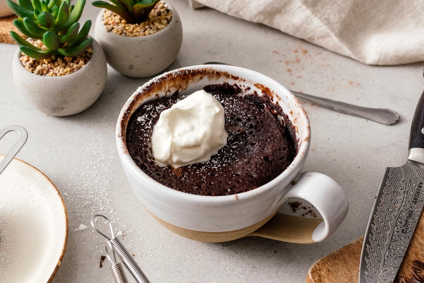 mug cake | www.iamafoodblog.com