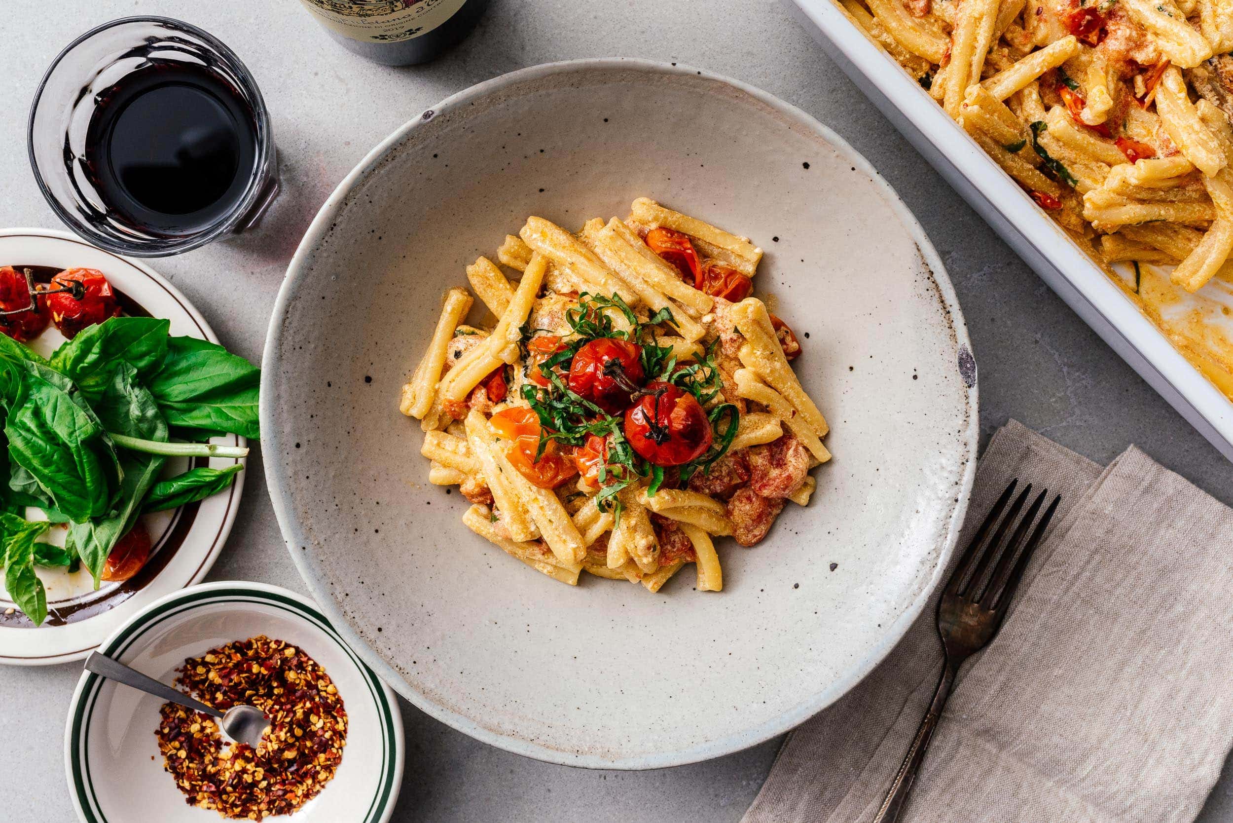 baked feta pasta recipe | www.iamafoodblog.com