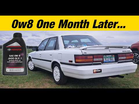 Effect of Utilizing 0W-8 Oil on Oil Usage in a 330,000-Mile Toyota Camry
