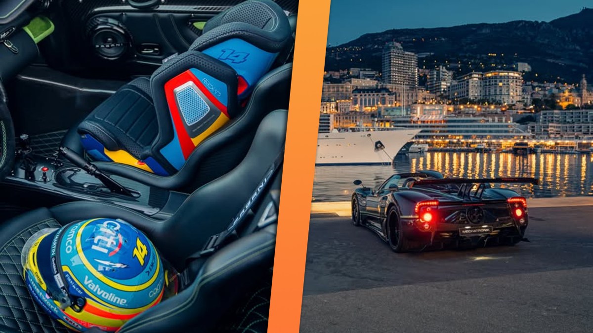 Fernando Alonso Obtains Tailored Color-Coordinated Child Seat with Latest Pagani Automobile