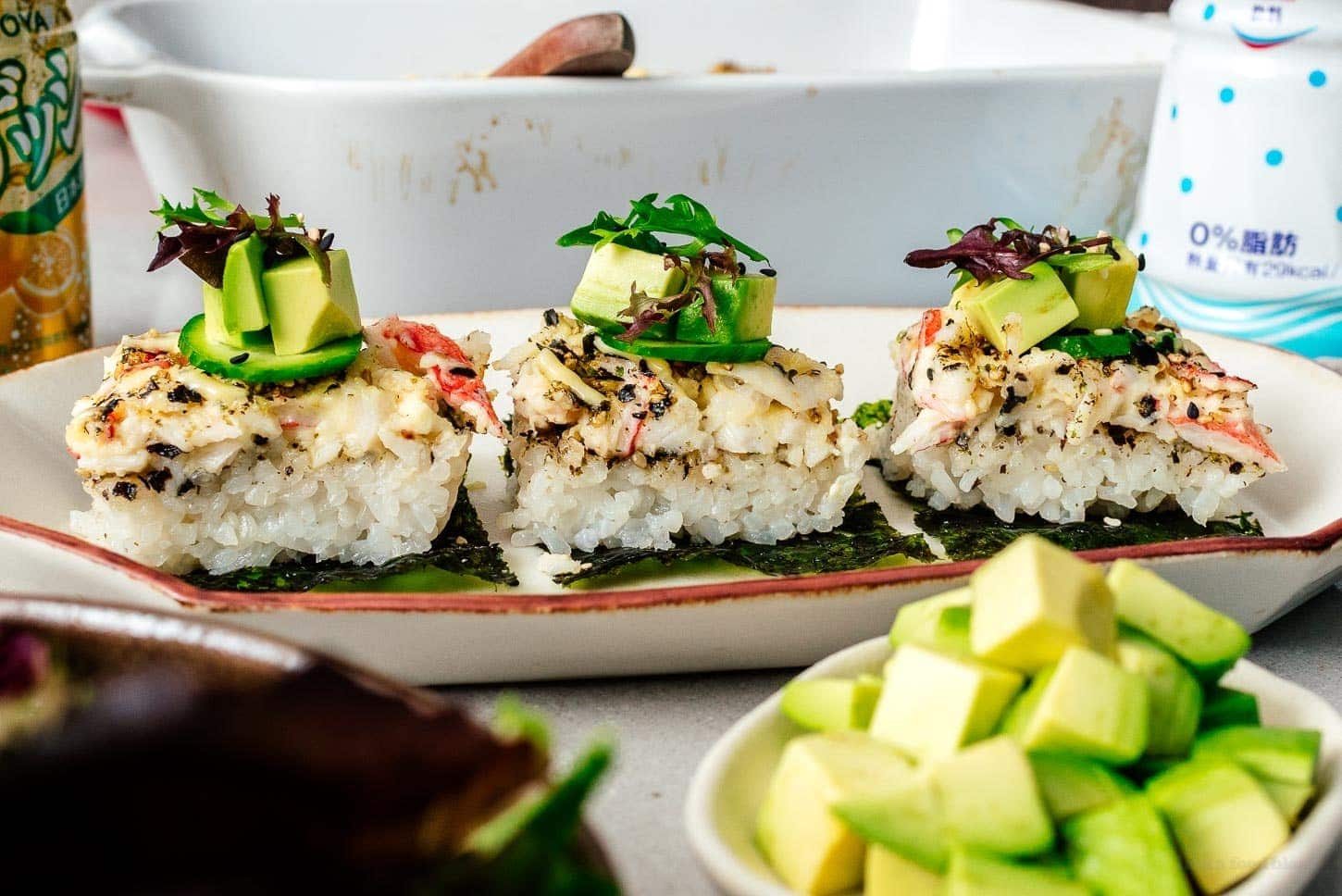 sushi bake | www.iamafoodblog.com