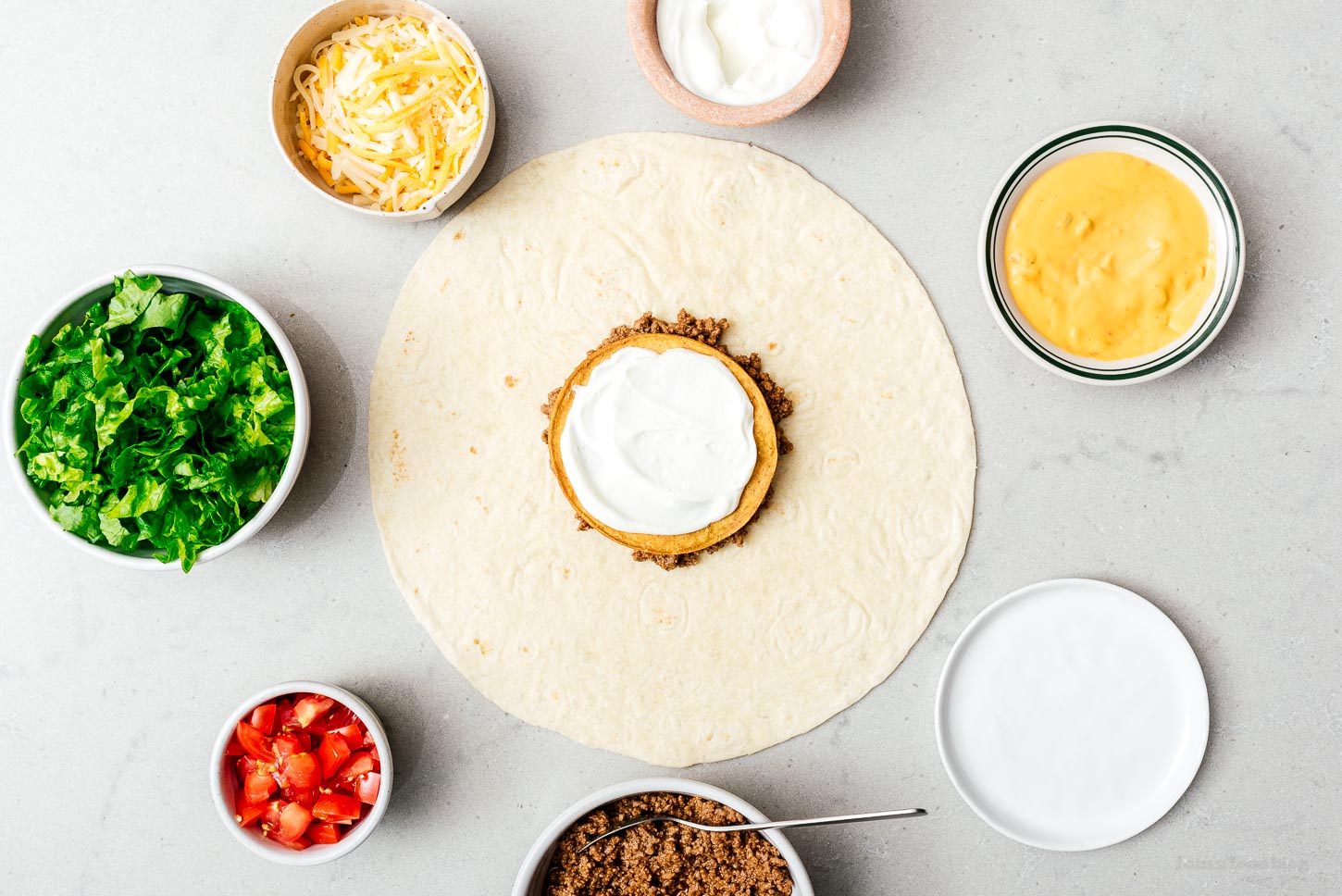making a crunchwrap supreme | www.iamafoodblog.com