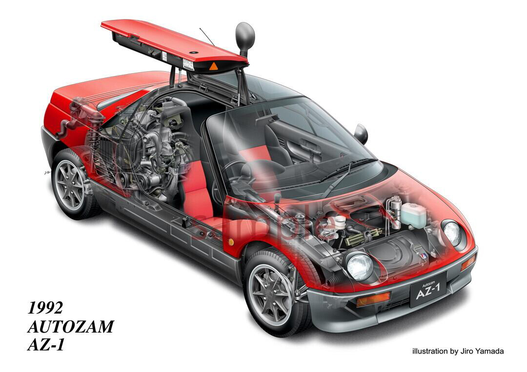 A Homage to a Celebrated Specialist in Automotive Cutaway Drawings