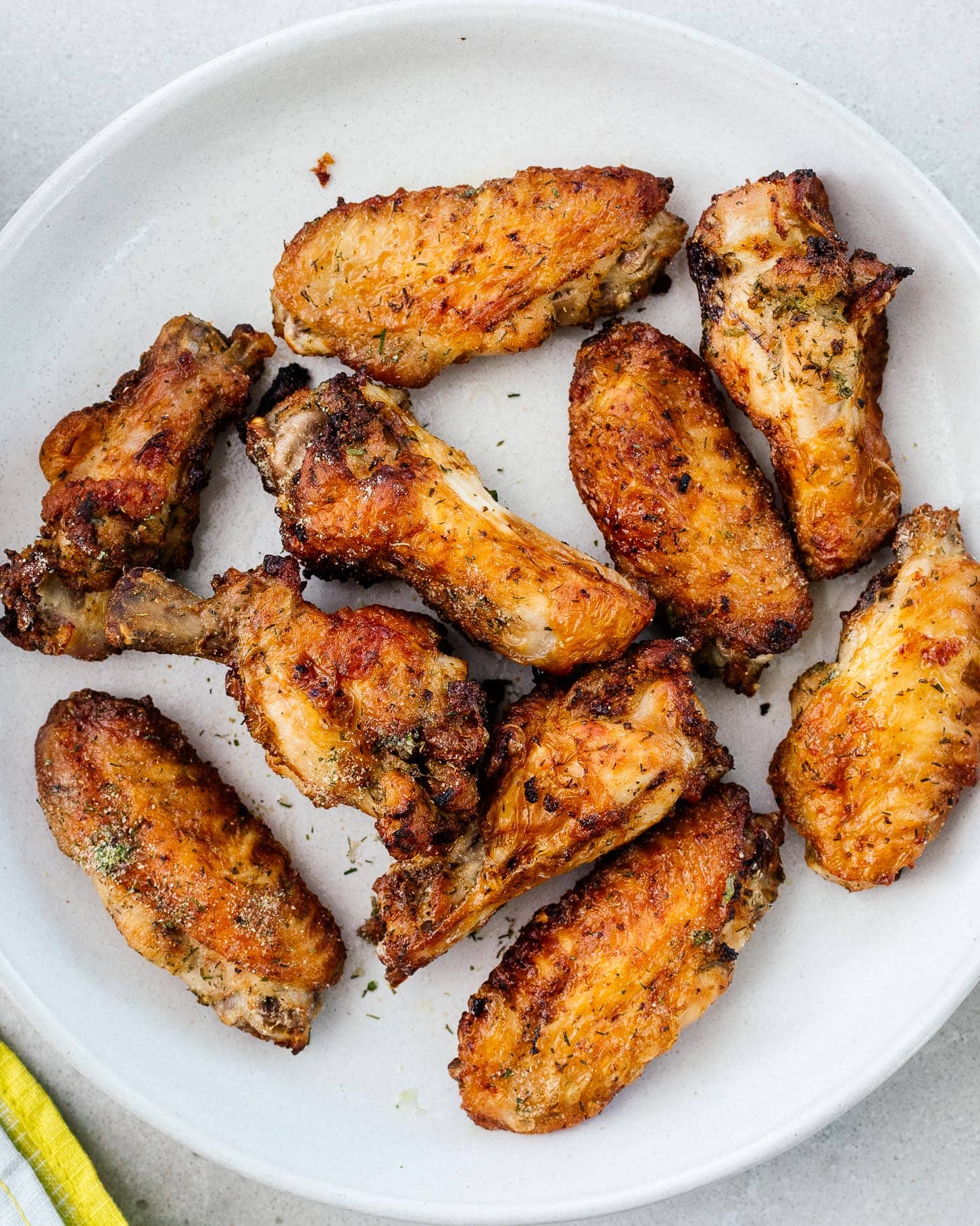 air fryer ranch wings | www.iamafoodblog.com