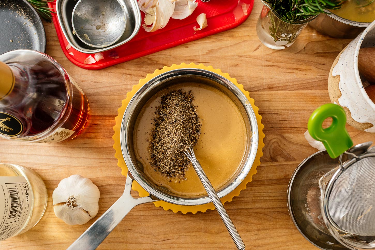 Au poivre steak sauce | www.iamafoodblog.com