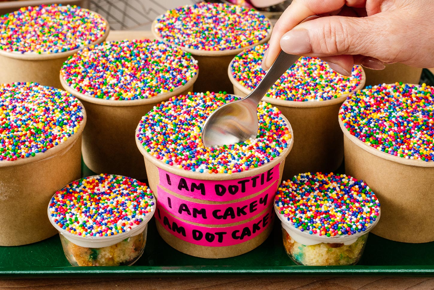 Eating Dot Cakes | www.iamafoodblog.com