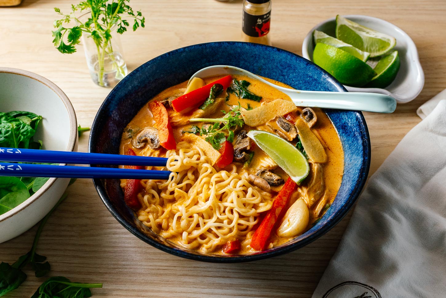 Thai red curry ramen | www.iamafoodblog.com