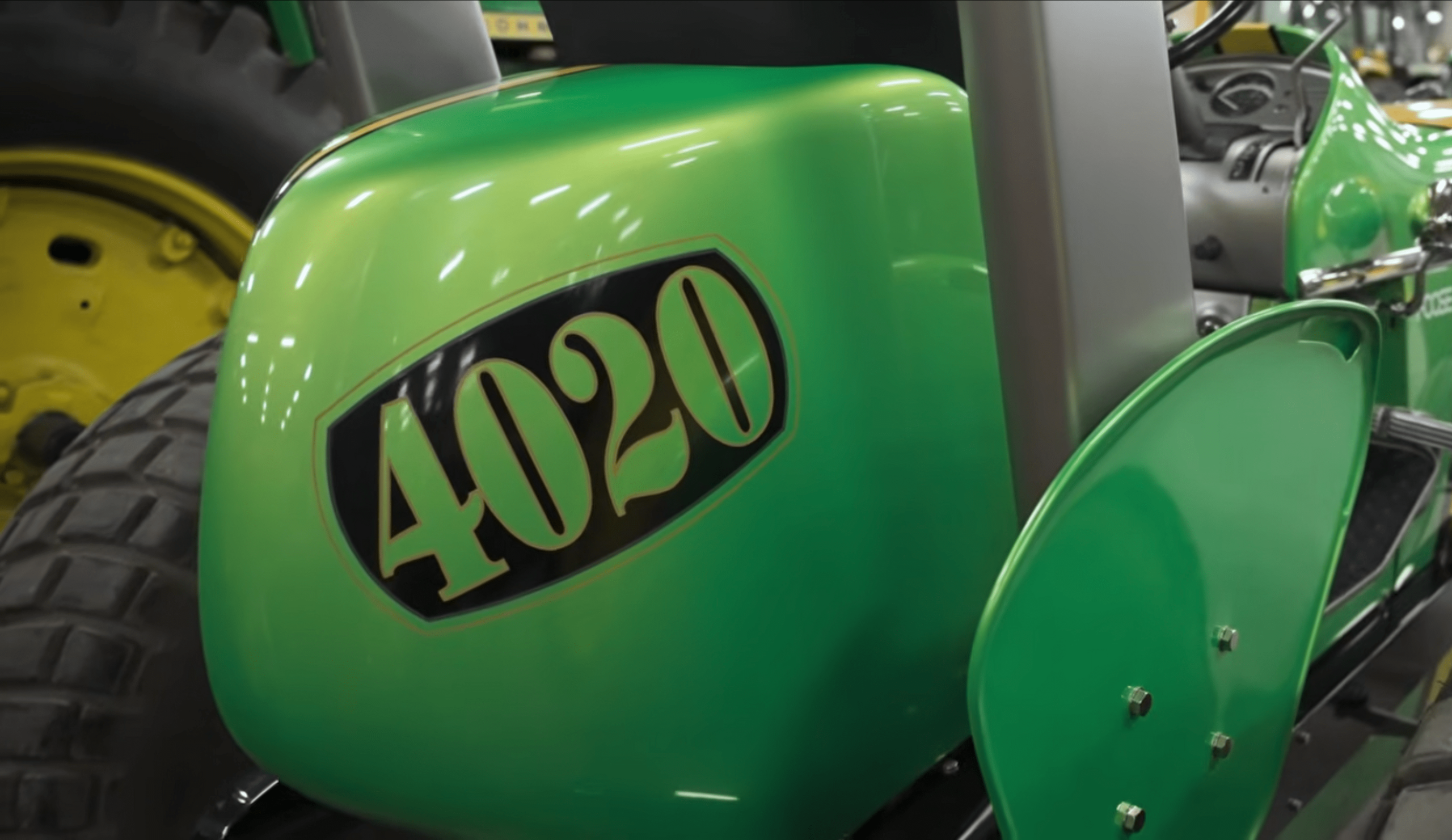 Chip Foose Converts John Deere Tractor into Classic Race Car Aesthetic