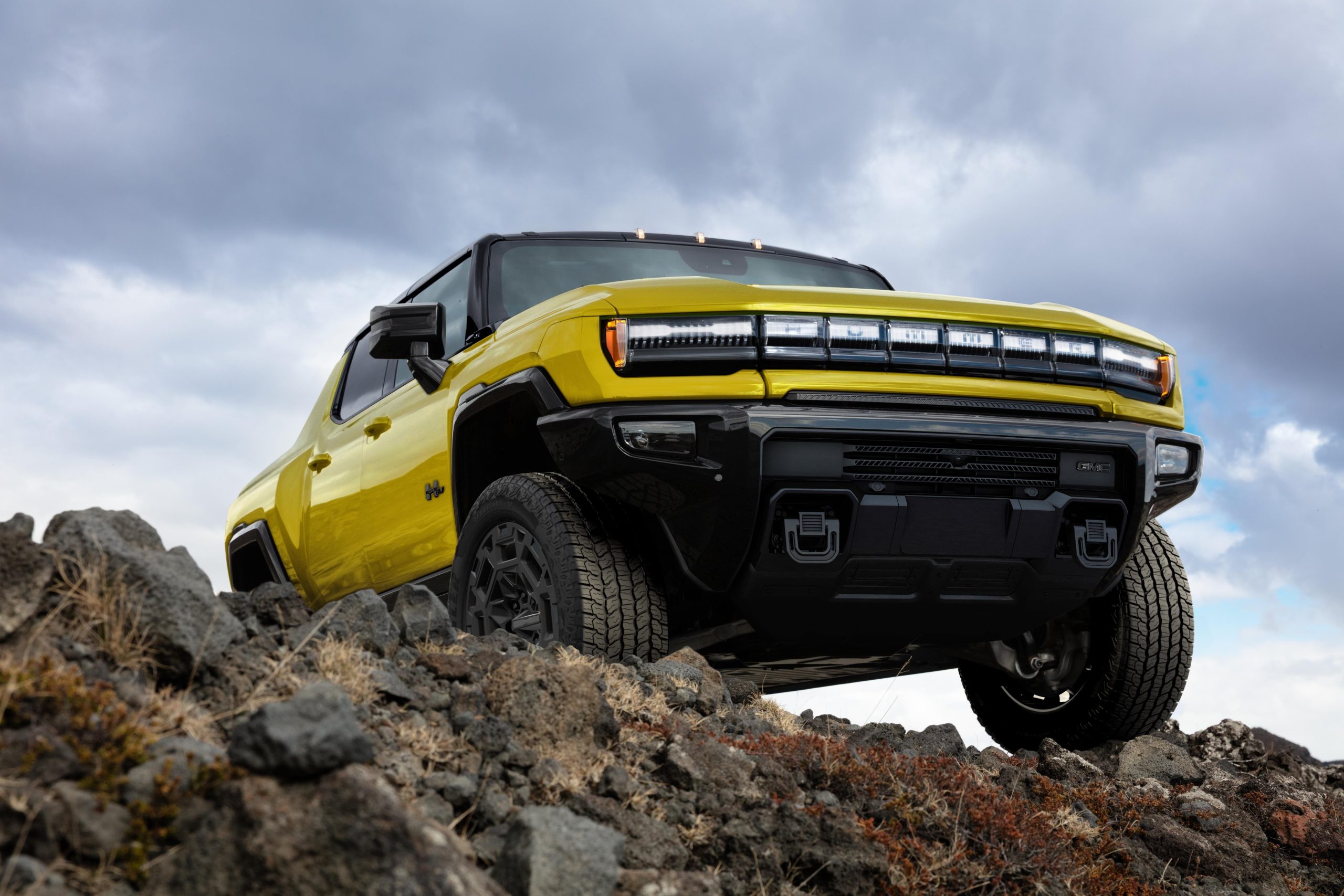 GMC Unveils New Yellow Hummer EV as a Tribute to the Iconic H2 Model