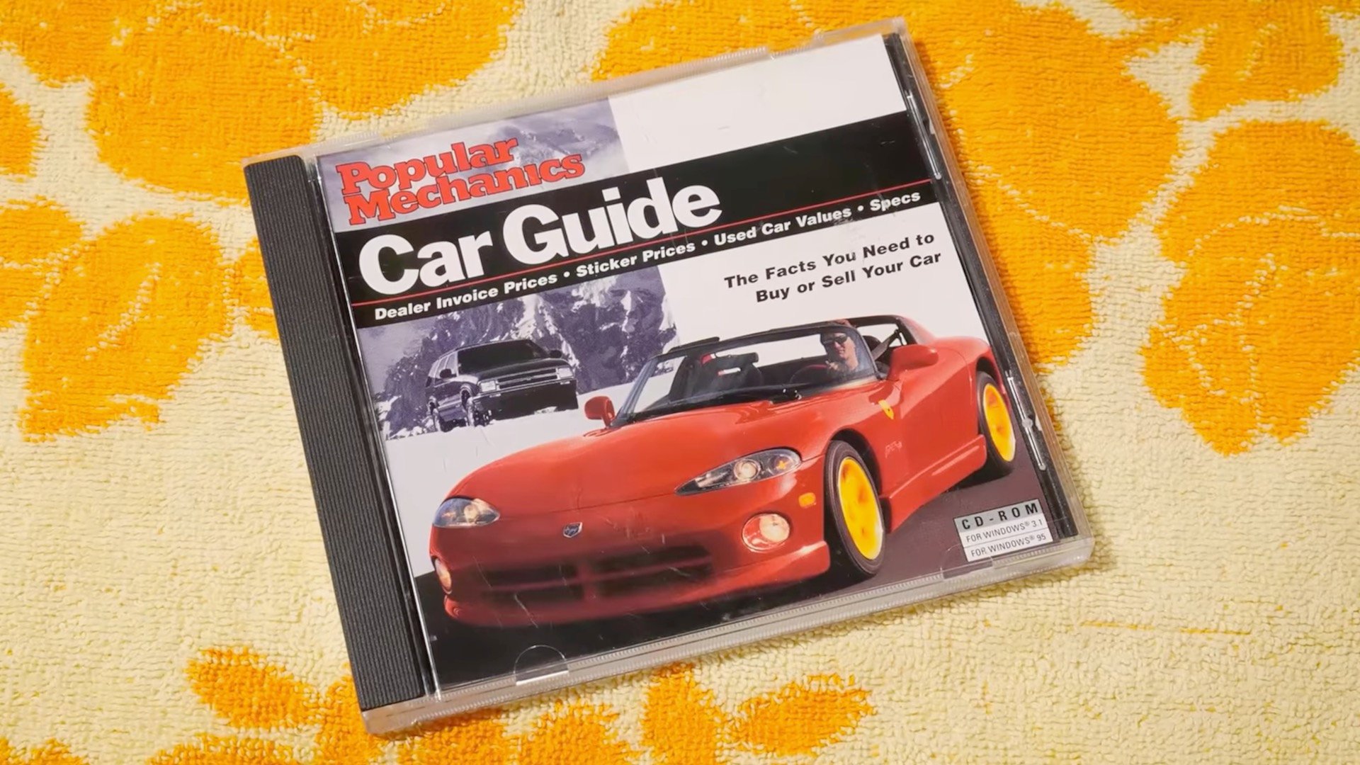 1996 'Car Guide' CD: An Offline Resource for Constructing and Valuing Vehicles