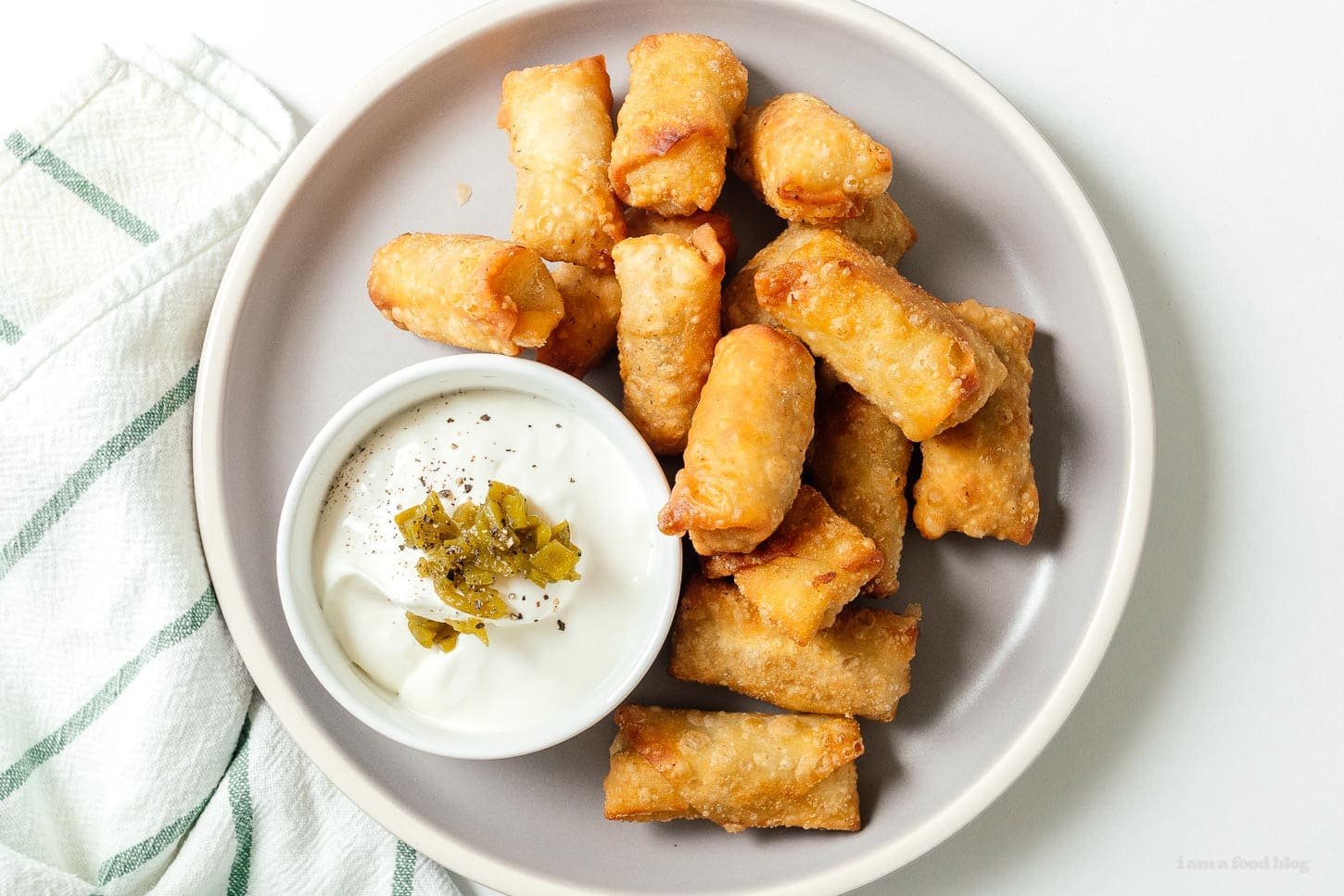 hatch chile wontons | www.iamafoodblog.com