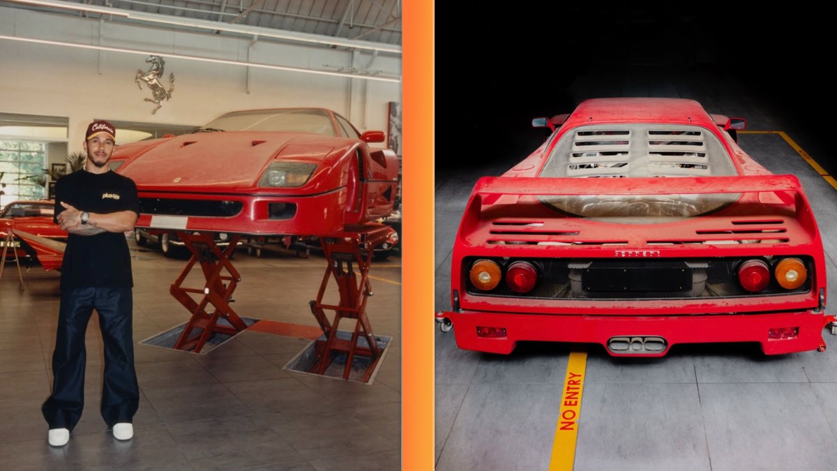Lewis Hamilton Uncovers Major Ferrari F40 Barn Discovery