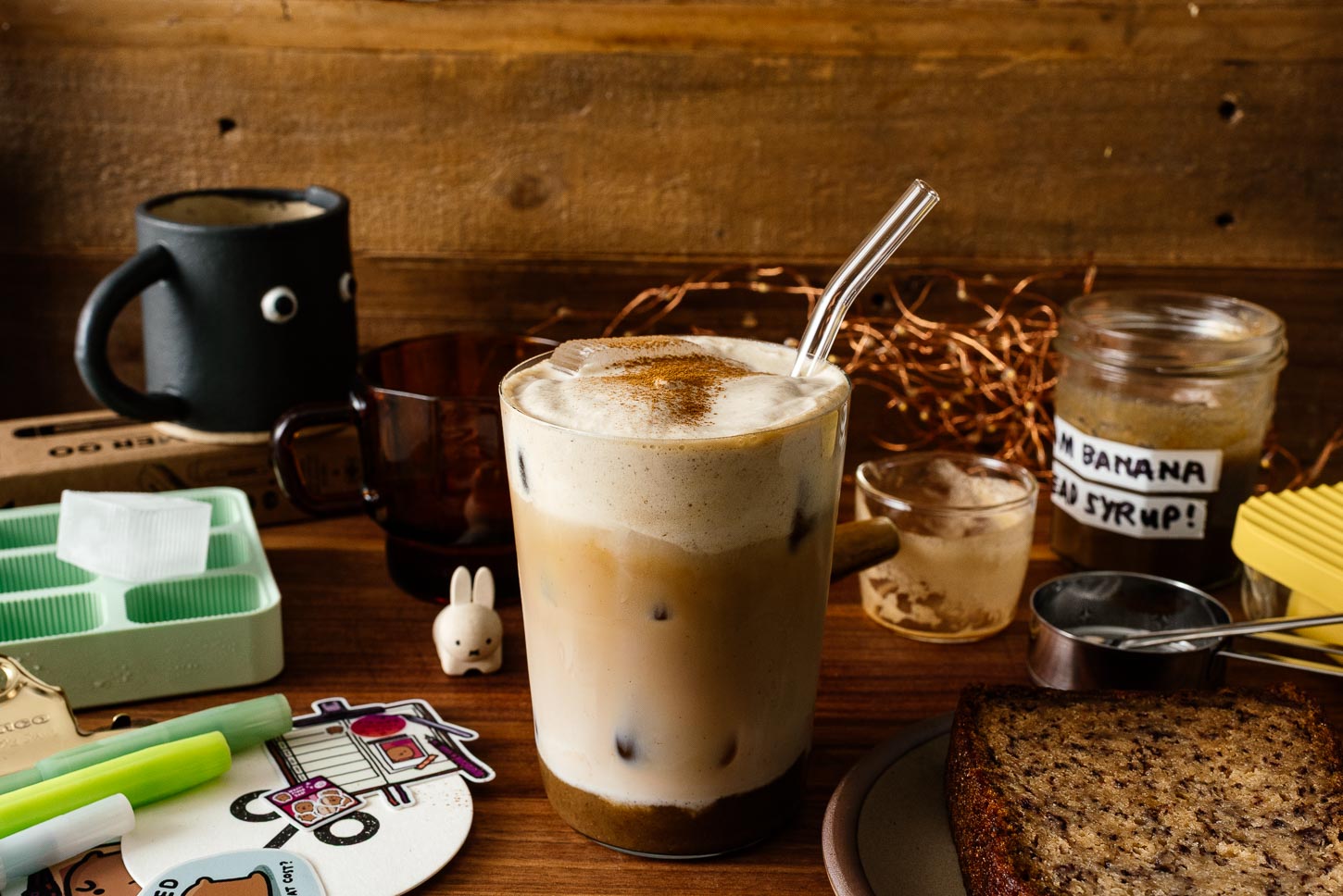 banana bread latte