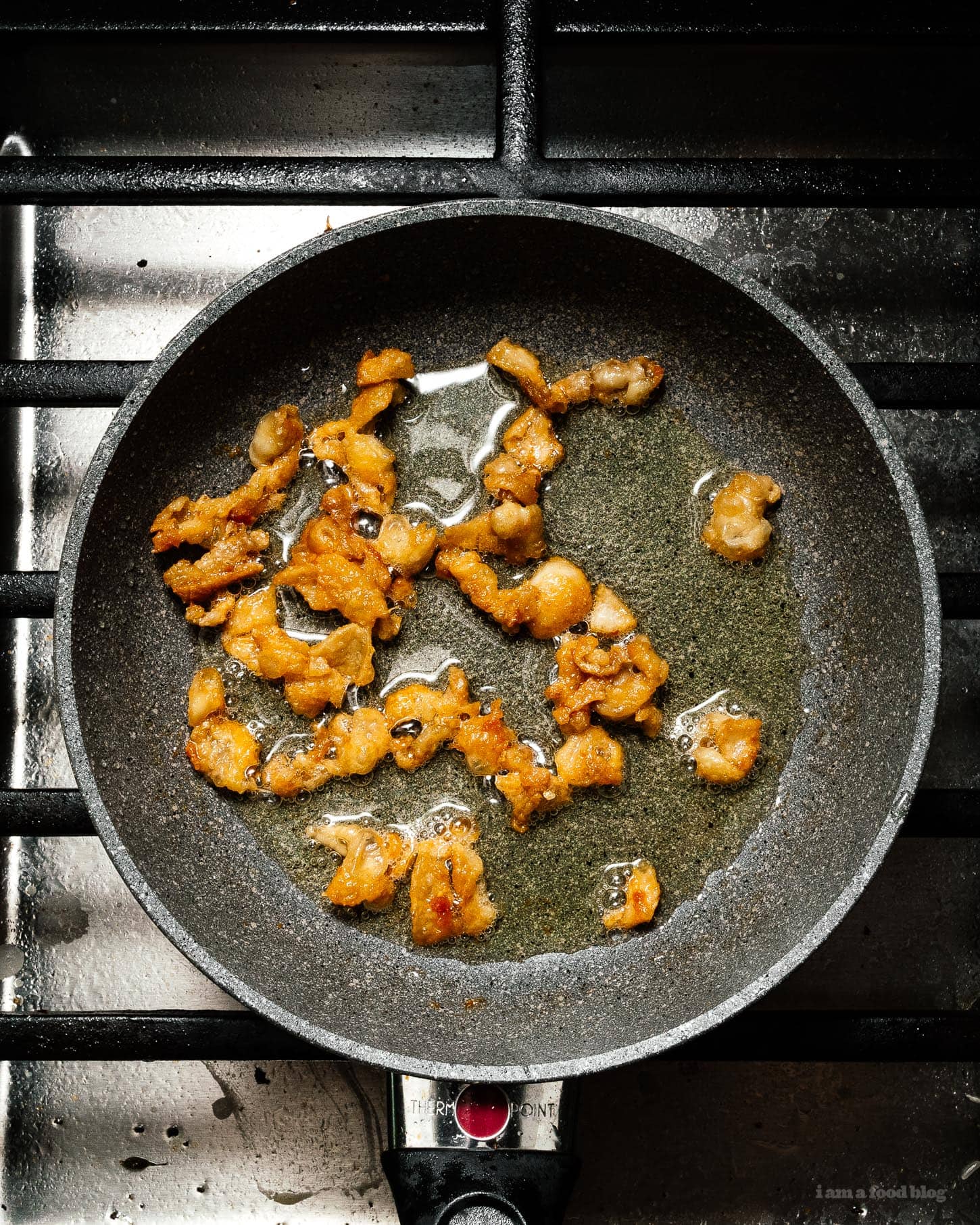 rendering chicken fat | www.iamafoodblog.com