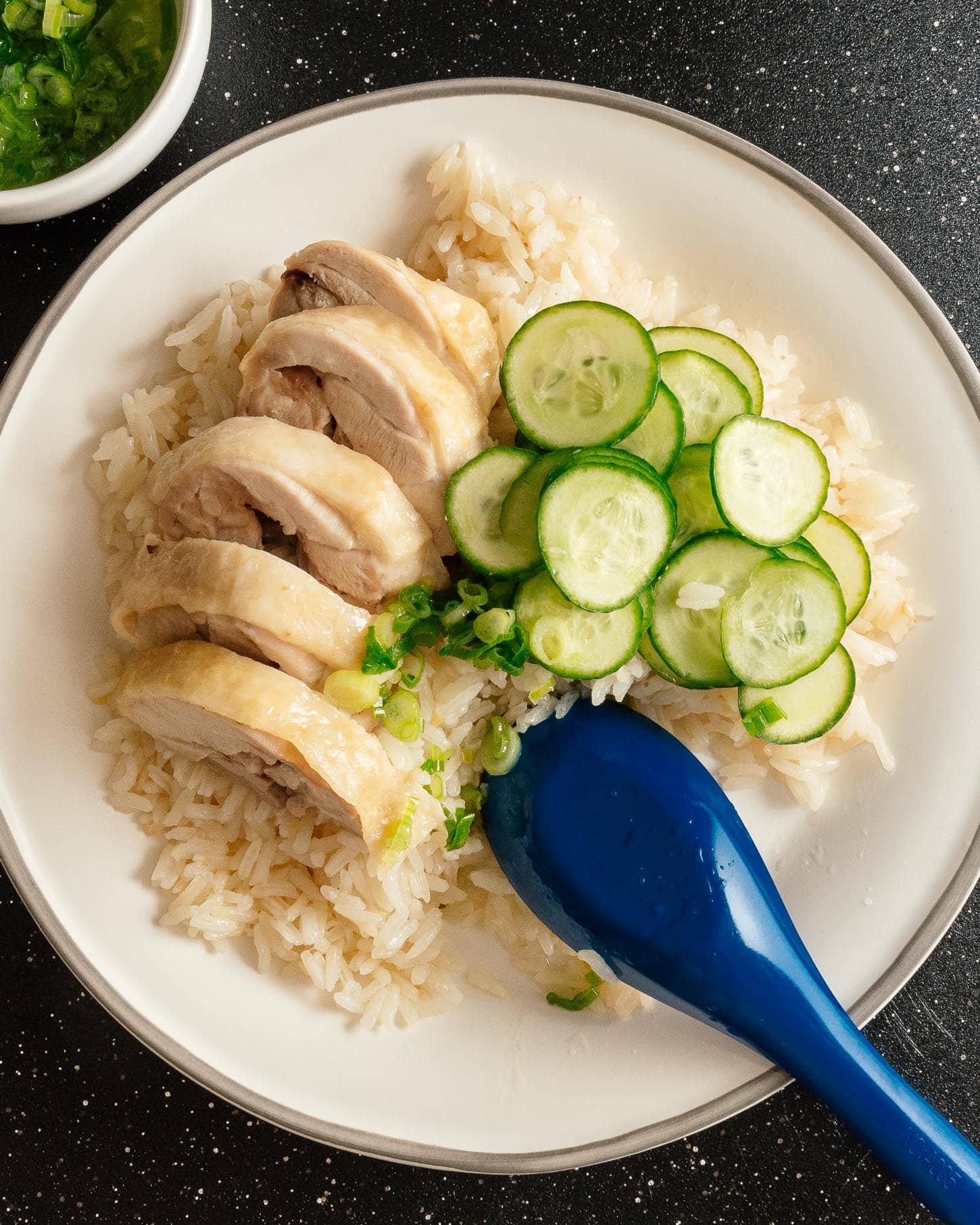 easy one-pot hainanese chicken rice | www.iamafoodblog.com