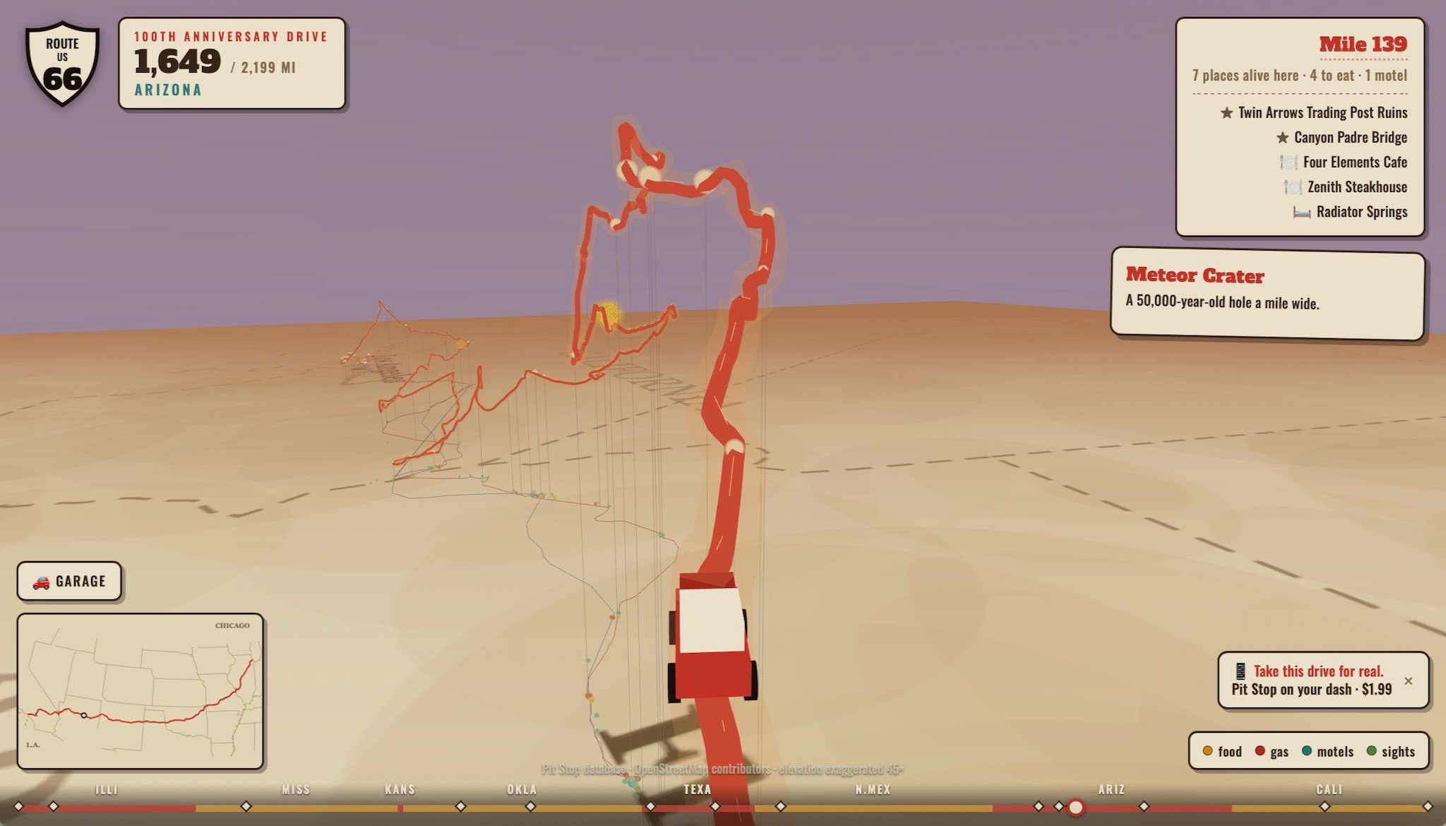 Thorough Cartography of Route 66: Discover Every 2,199 Miles on the Internet