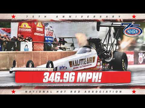 Top Fuel Dragster Establishes New NHRA Speed Record at 346.96 MPH