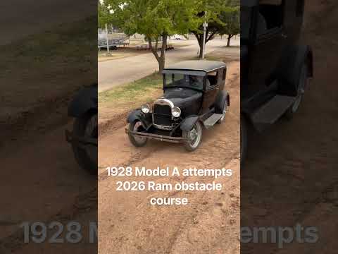 1928 Ford Model A Triumphs in Off-Road Course Tailored for Contemporary Trucks