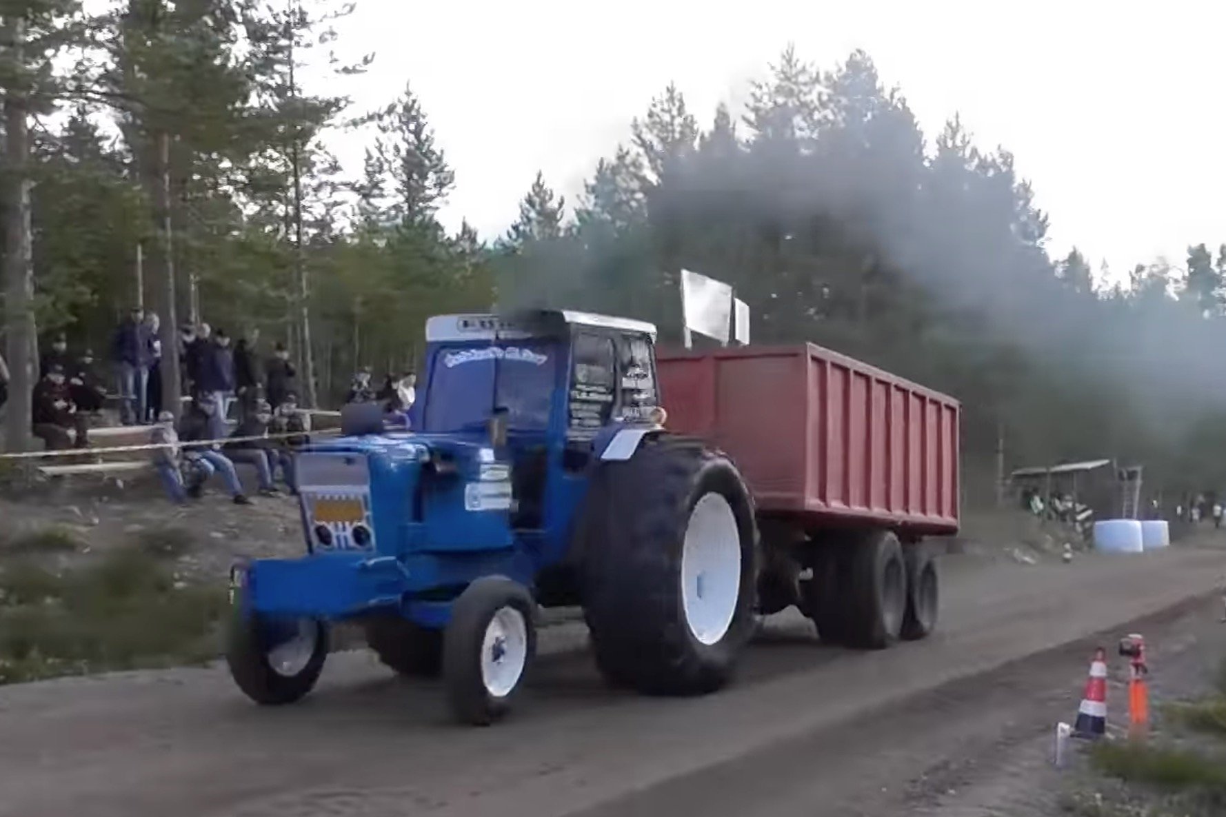 Finnish Farmers Enrich Tractor Pull Events by Introducing a Steep Incline