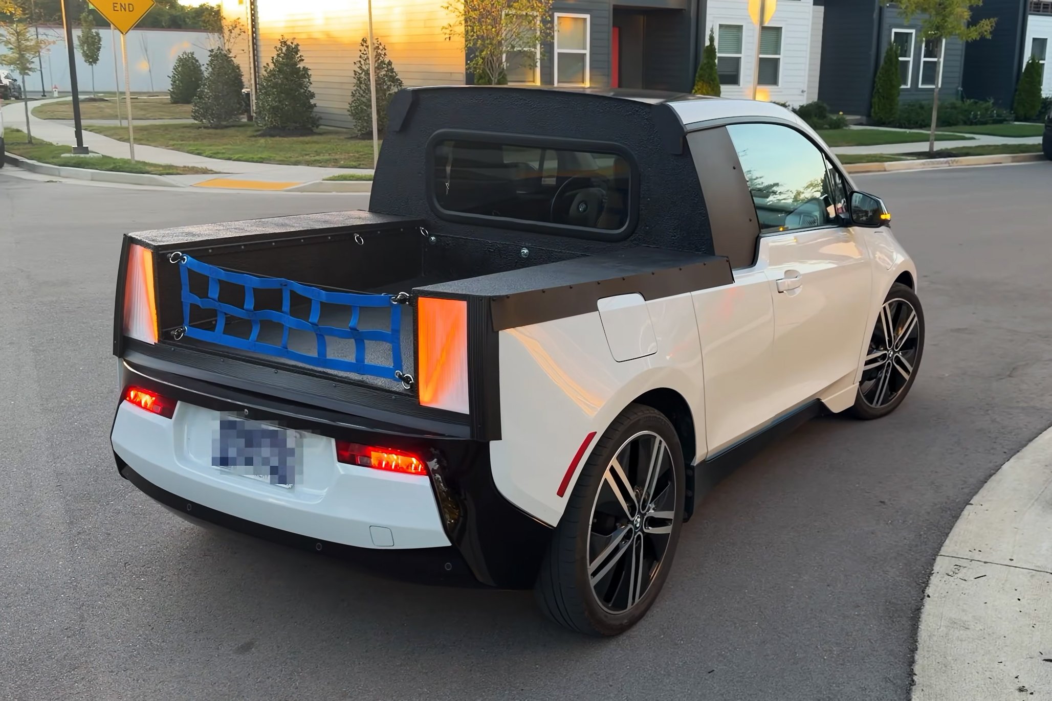 Master Builder Made a BMW i3 Pickup Truck to Shame the Slate