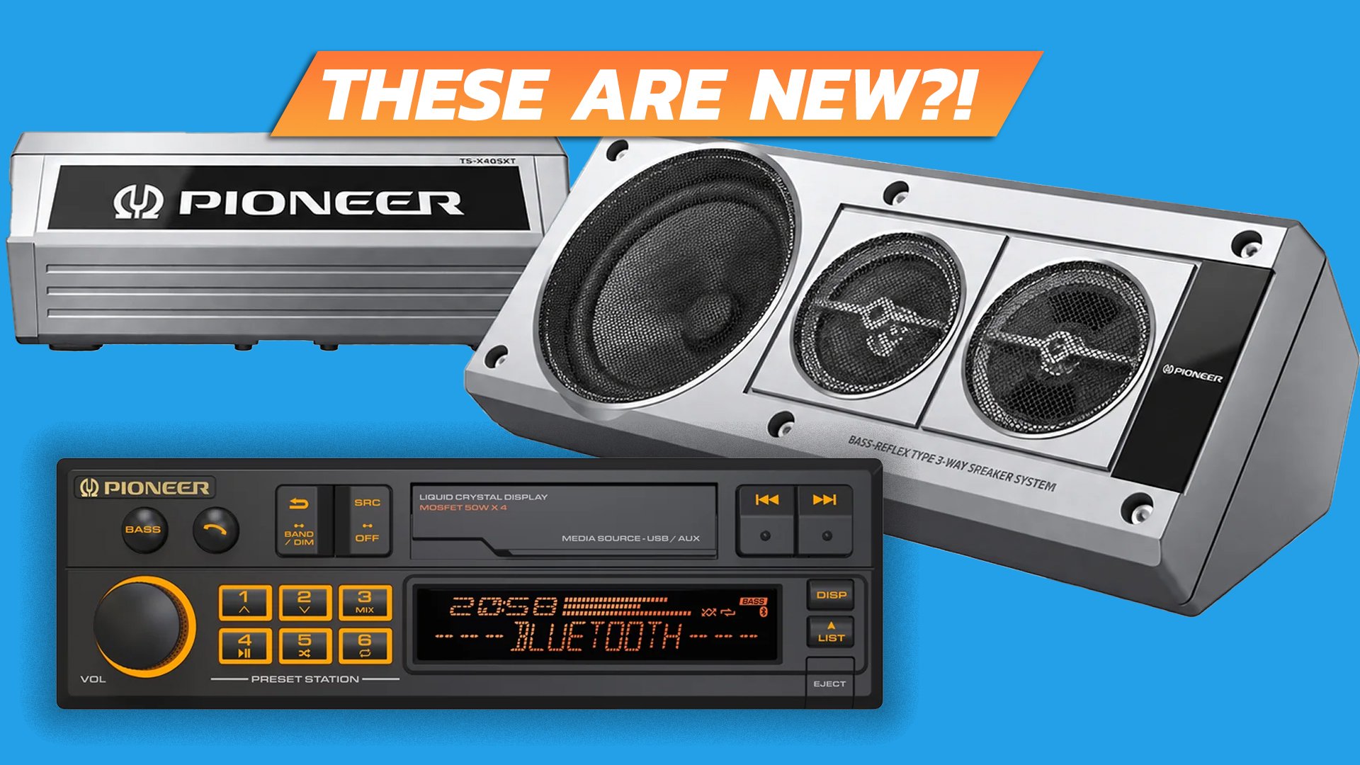 Old-School Box Speakers Are Backâand Pioneerâs New âCassette Deckâ Car Stereo Is Finally Coming to America