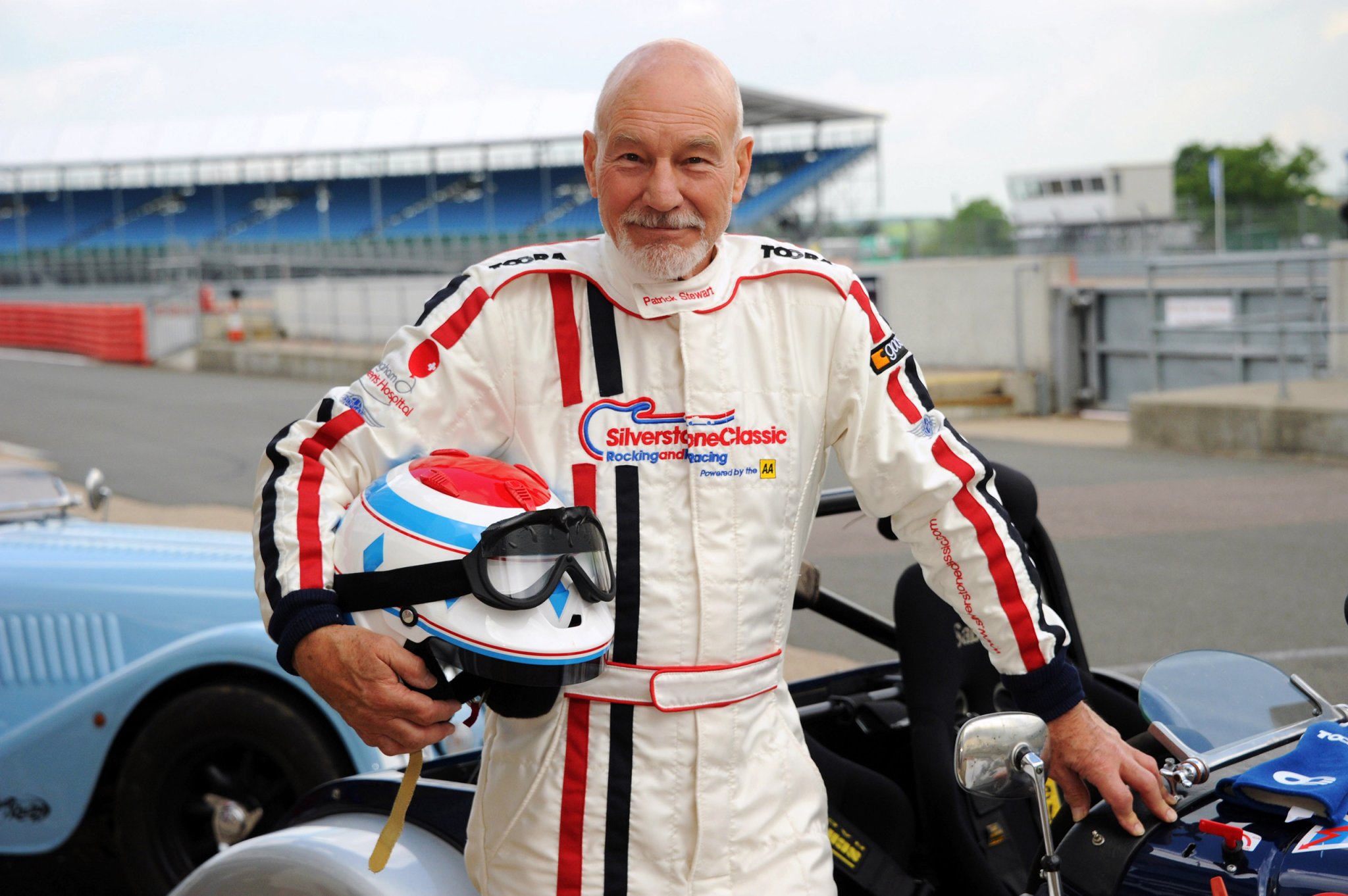 Patrick Stewart Was a Racing Fan, Like All of Us