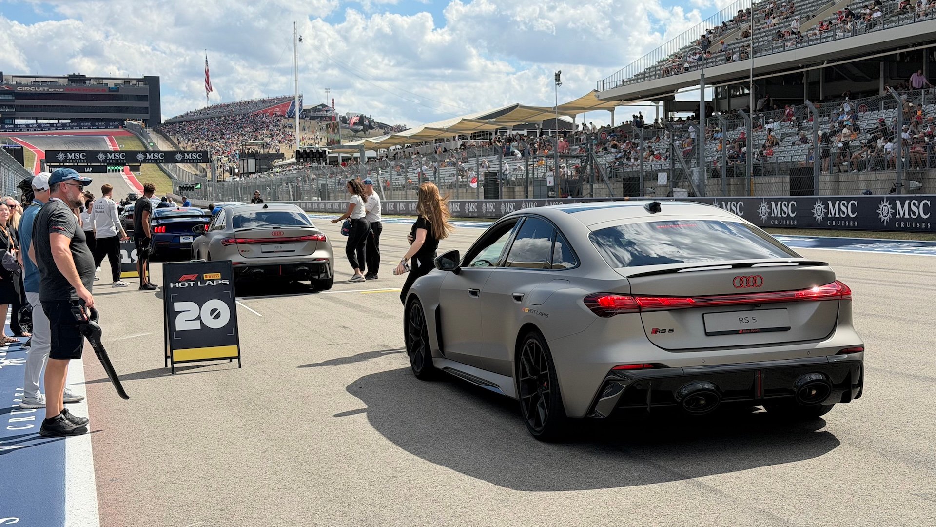 The Sleek New Audi RS5 Feels Right at Home Lapping COTA