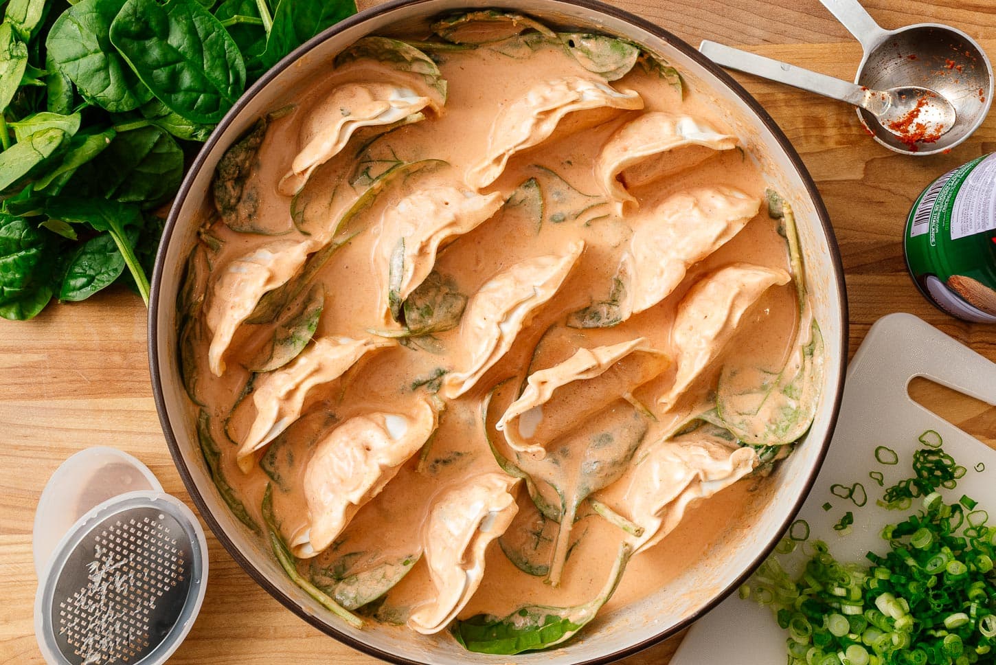 Making Viral Dumpling Bake