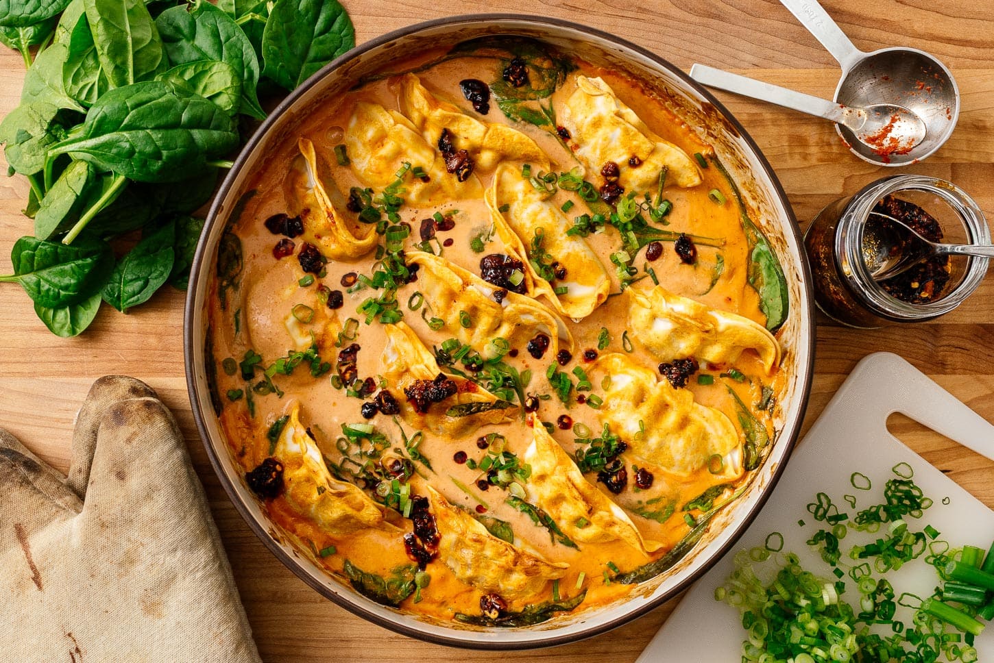 Viral Dumpling Bake